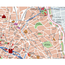 Plan des avenues et des monuments Nord Est Paris