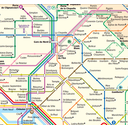 Carte des lignes de métro © RATP Nord Est Paris