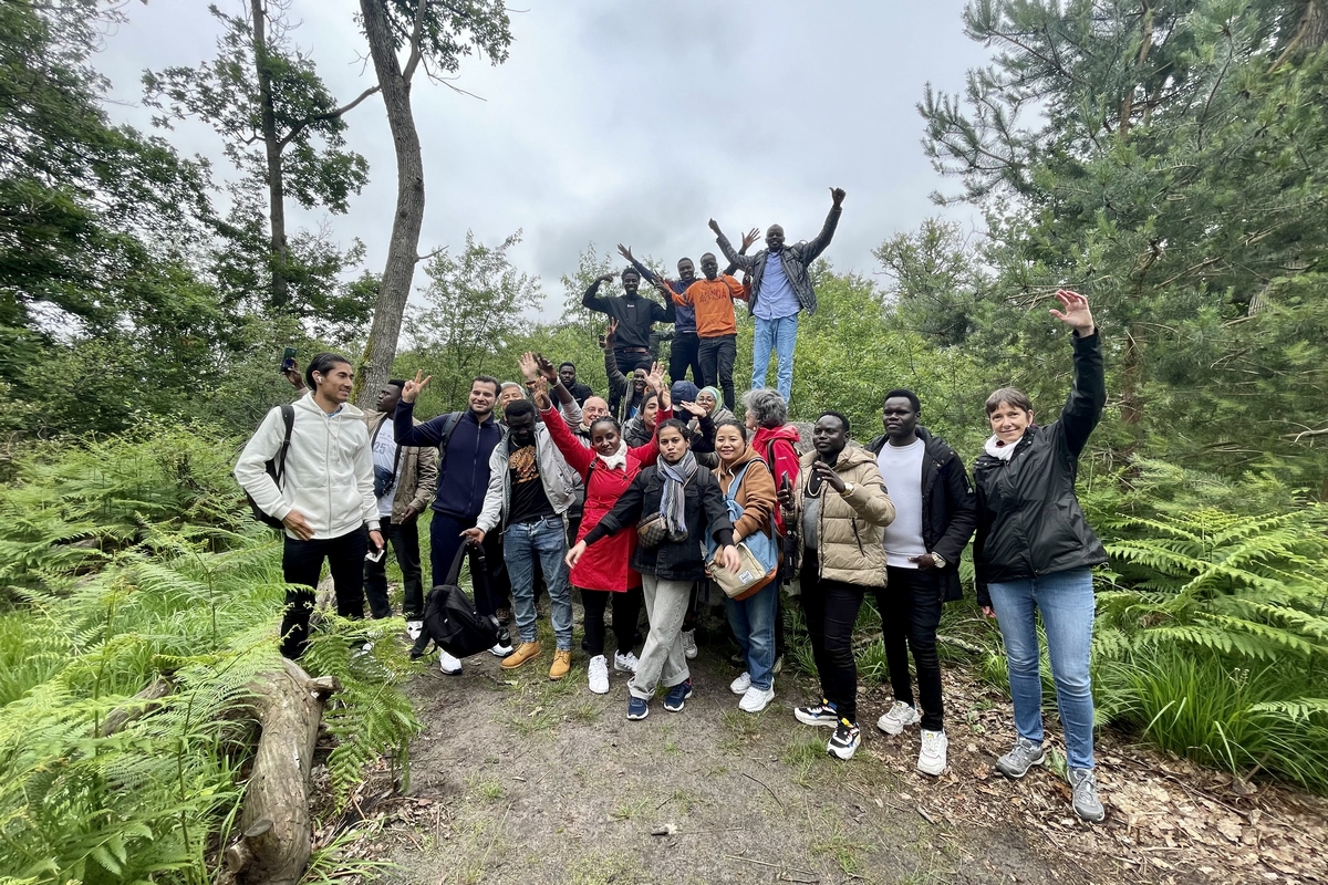 Randonnée très réussie en forêt de Fontainebleau malgré une météo peu engageante